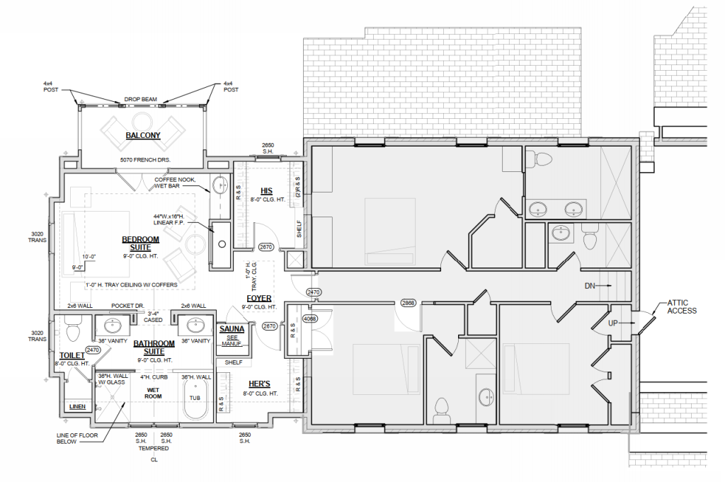 A floor plan